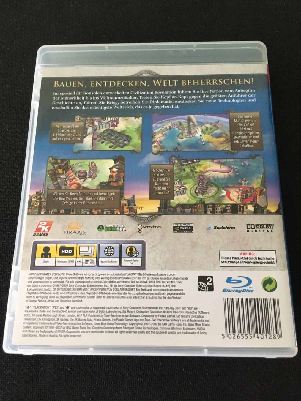 Sony Giochi: Civilization Revolution - Playstation 3 / PS3 – Usato da St.Gallen venduto da sjosjo 1