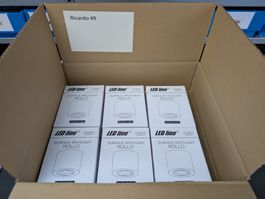 Lagerabverkauf Aluminium-Downlights GU10 für LED (12 Stück)