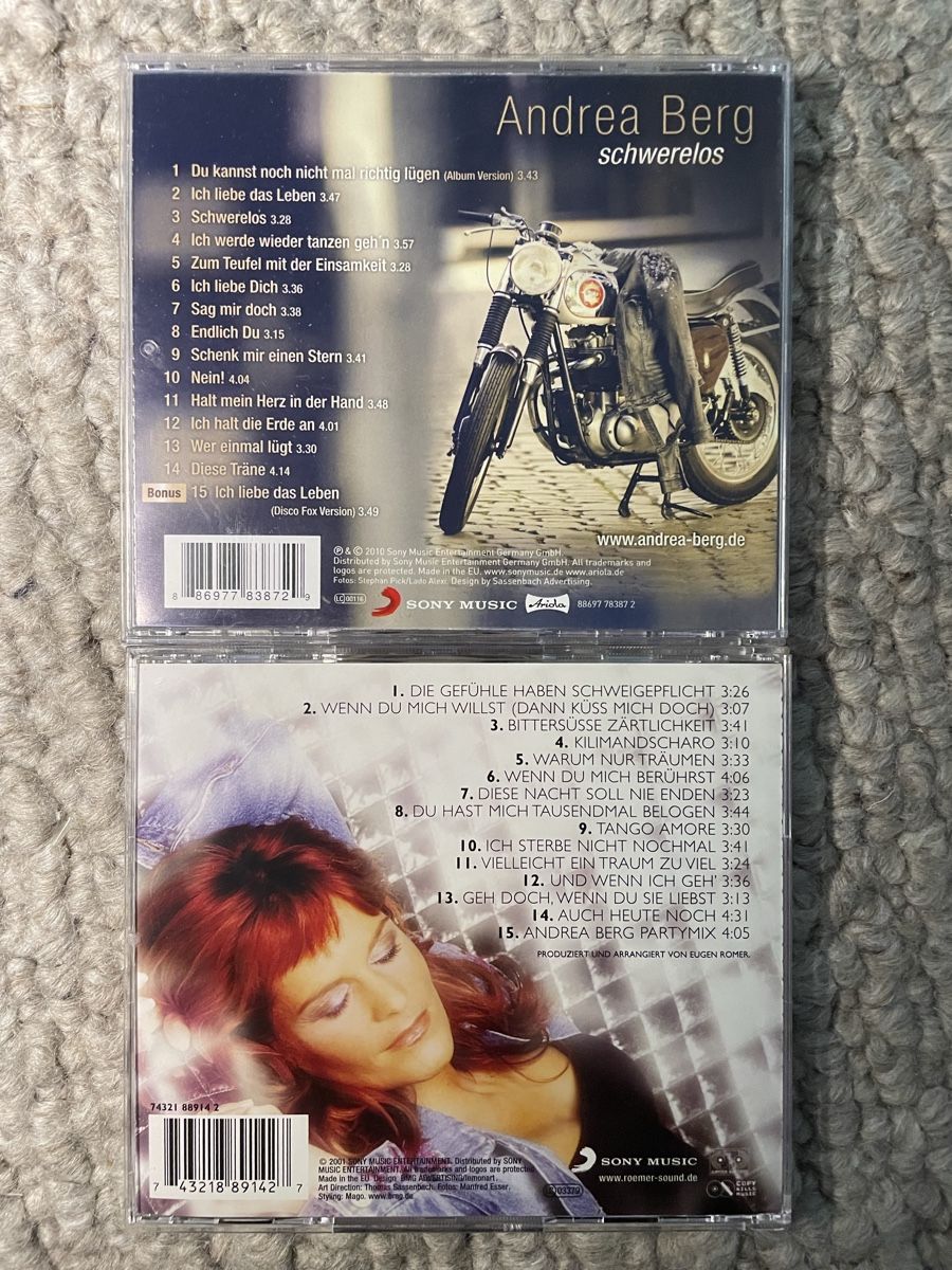 CDs: 2x Andrea Berg  – Gebraucht aus Reinach AG von trigger7811 1