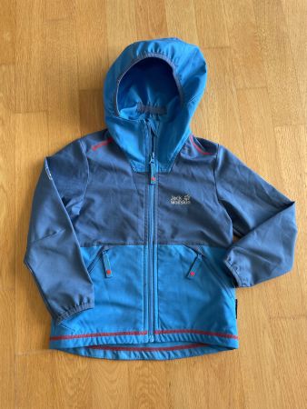 Jack Wolfskin Softshelljacke blau, guter Zustand, Gr. 116