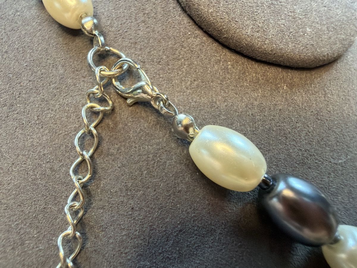 Catenine: Vintage Halskette perlen  – Usato da Lamone venduto da LaCantinaMagica 2