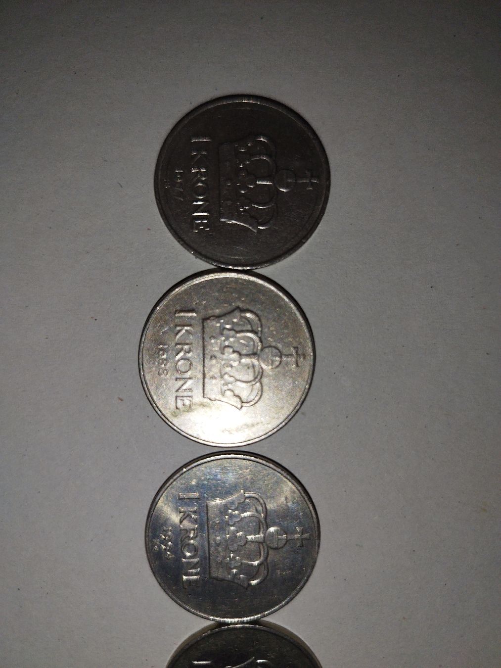 Tutti le monete: 5x Norwegen 1 Krone Münzen – Usato da Walkringen venduto da ani_6bgd 1