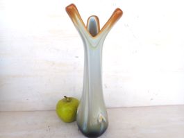 Vase Glas Pate de Verre Vintage Space Age Mid Century Murano