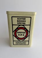 Boîte à café HAG KAFFEE en métal 
