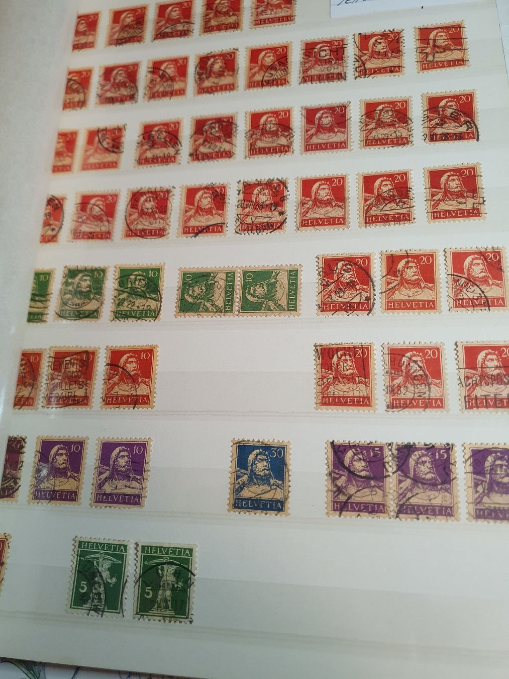 Tous les timbres: CH Briefmarken ab Rayon – D'occasion à Belp par Liacheyenne 4