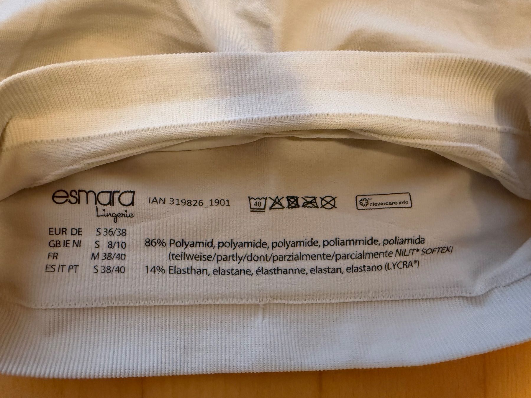 Sonstige Unterwäsche: Esmara Bustier 36/38 – Neu (gemäss Beschreibung) aus Wallbach von 10merlin 1