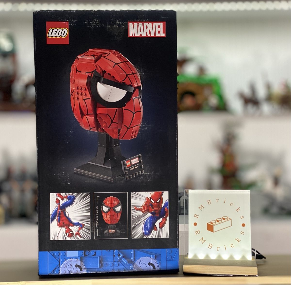 Lego Kit di costruzioni: Lego Marvel Spiderman Mask 76285 – Nuovo e nell'imballaggio originale da Appenzell venduto da RMBricks 1
