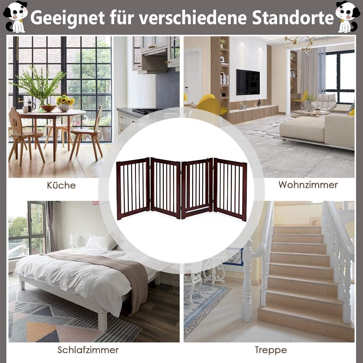 Lauf- & Sicherungsgitter: 4 Stücke klappbar Absperrgitter 203x76cm – Neu und originalverpackt aus Bottighofen von zaap 2