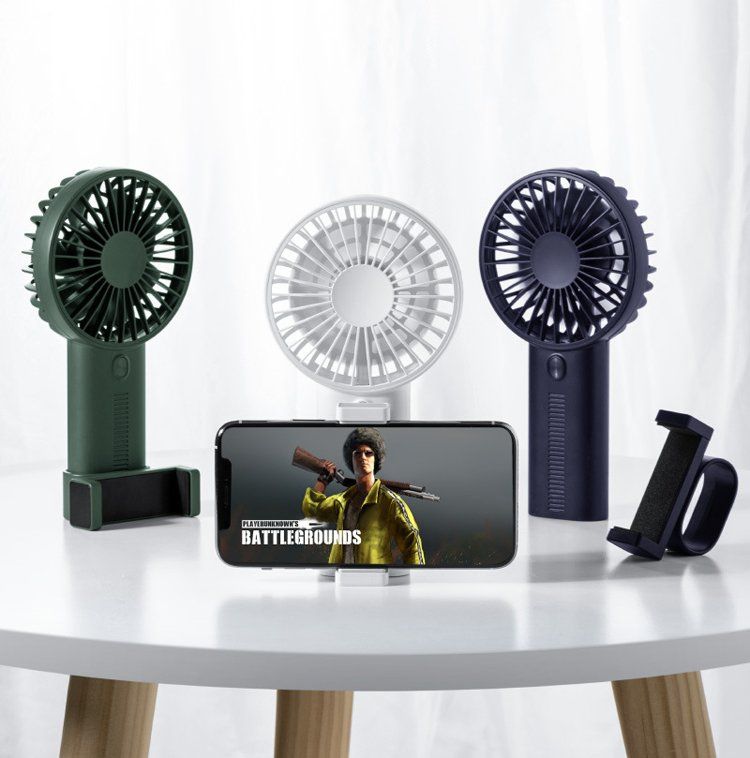 Ventilatori: Handventilator mit Ständer, aufladbar, USB-Kabel, 3 Stufen – Nuovo e nell'imballaggio originale da Volketswil venduto da Zapplight 1