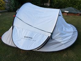 Quechua 3er-Zelt ‚the fresh & black 2 seconds‘