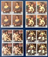 1966 San Marino - Gemälde von Tiziano Viererblock Satz **