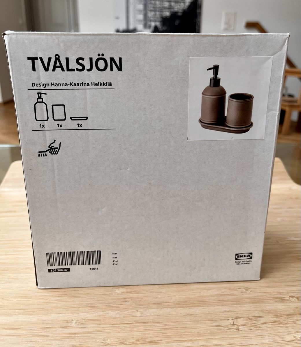 Ikea Portasapone: Seifenspender & Zahnhlas Set – Nuovo (secondo la descrizione) da Oltingen venduto da ugradel 3