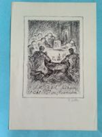 Einladungskarte  G.S.M.B. Cafè Neumann St.Gallen Hans Zeller