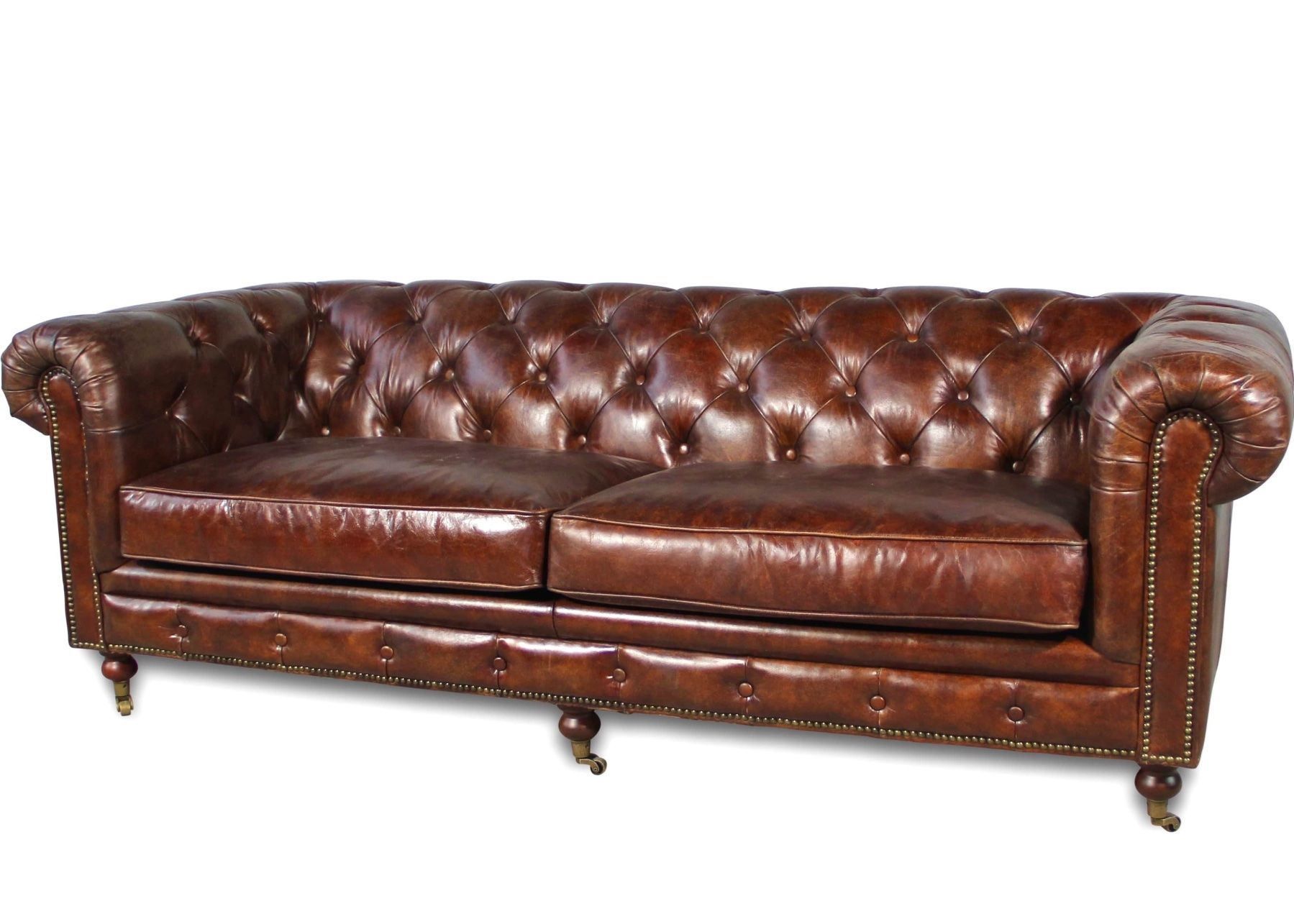 Divani: Chesterfield Sofa aus Leder, der grosse Klassiker britischer – Nuovo e nell'imballaggio originale da Cressier FR venduto da Cazadeco 2