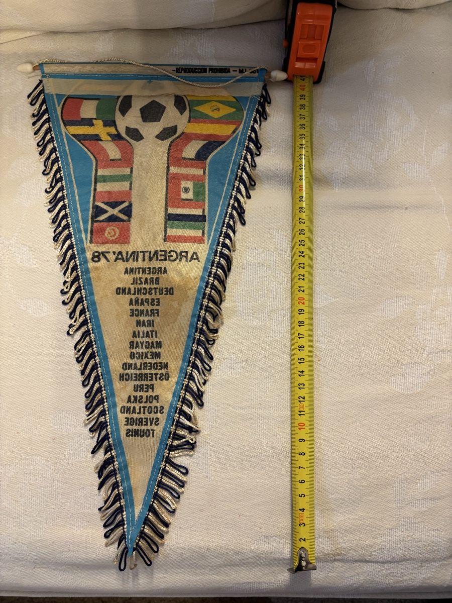 Fahnen: 2 Argentinien WM Wimpel 1978 – Gebraucht aus Brütten von Swerman1984 1