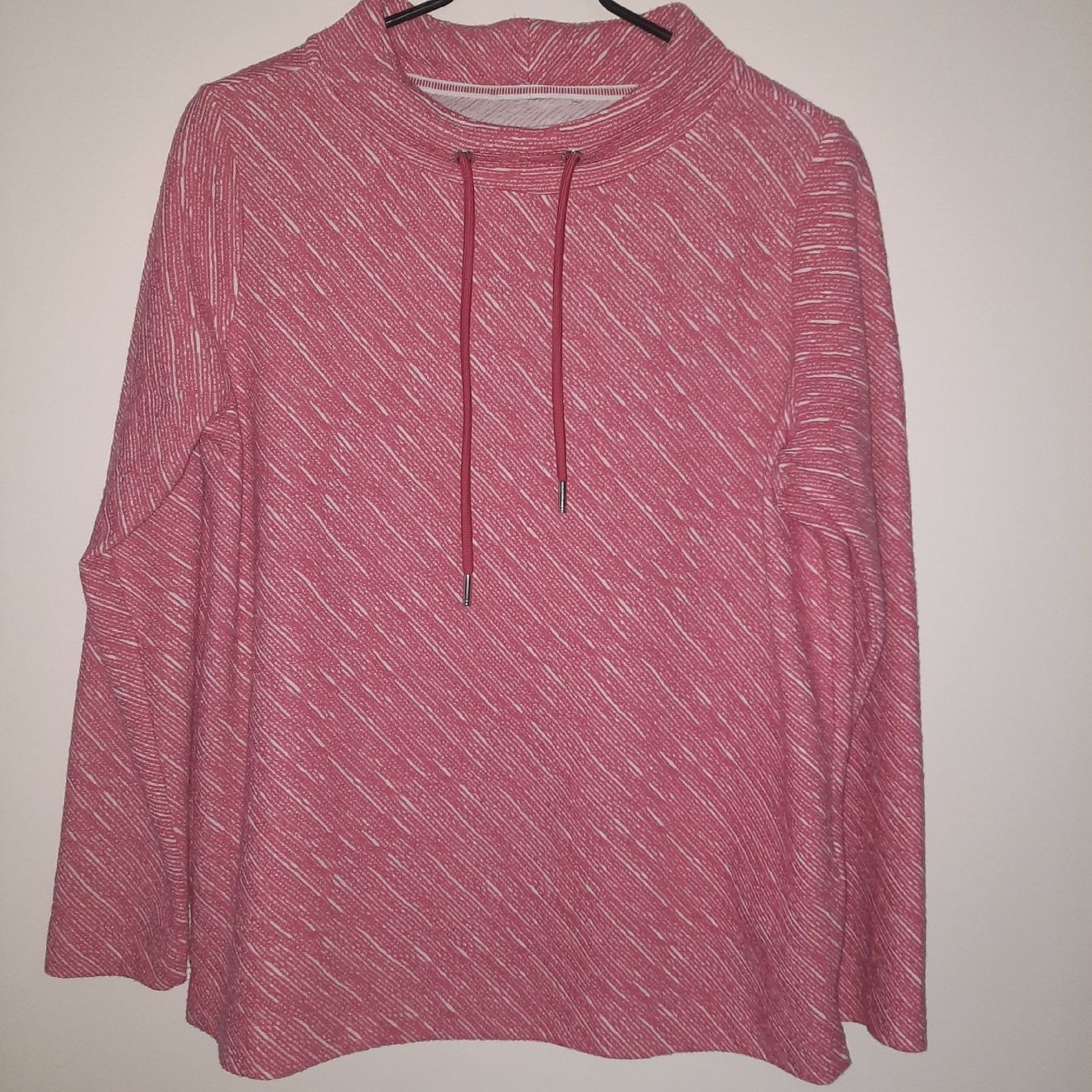 Cecil Maglioni & Felpe: Cecil Damen Pullover rosa weiss gestreift  – Usato da Dietfurt venduto da Unka