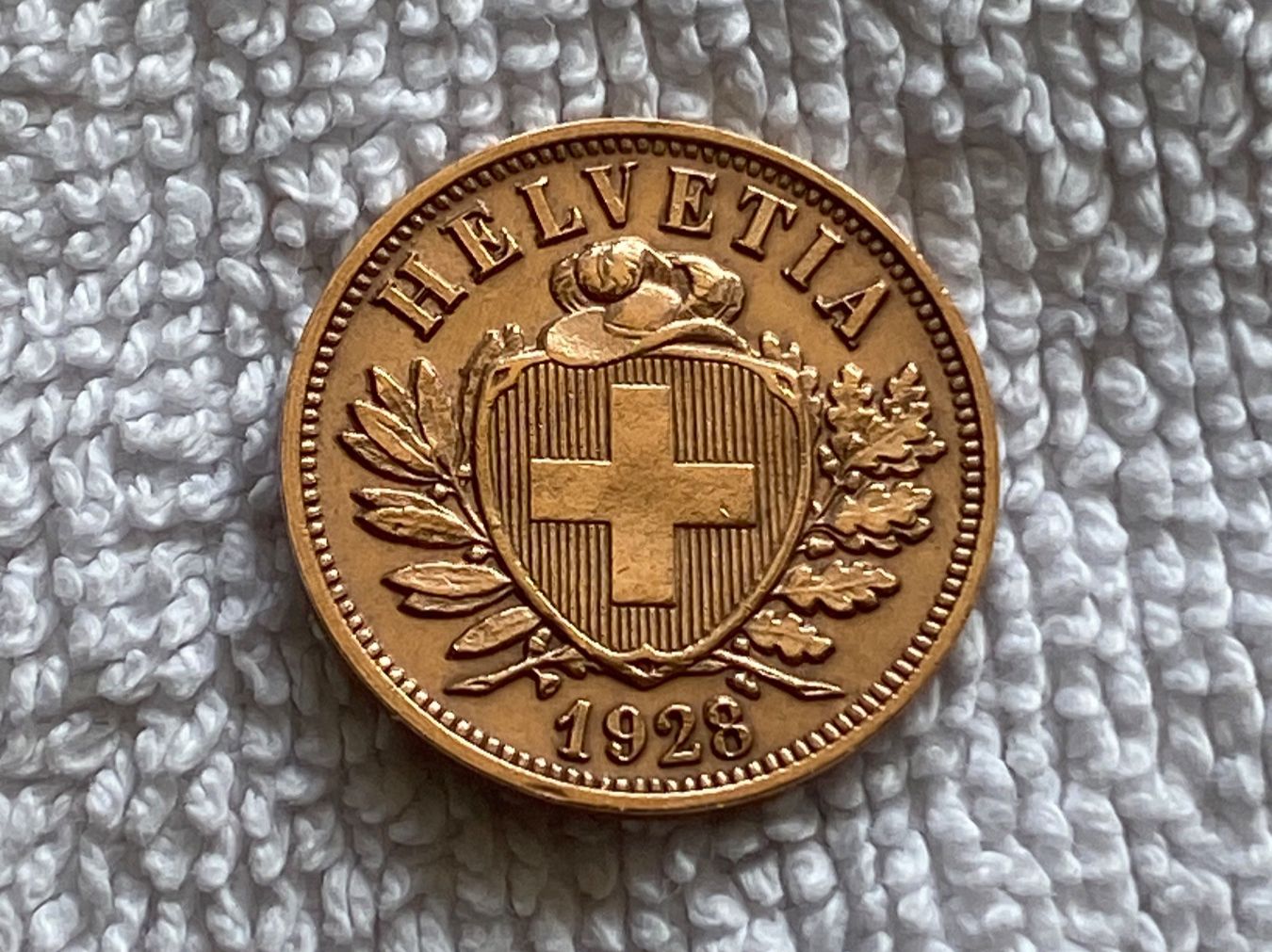 Tutti le monete: 2 centimes/Rappen 1928 – Usato da Nyon venduto da Ilmi09
