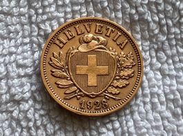 2 centimes/Rappen 1928