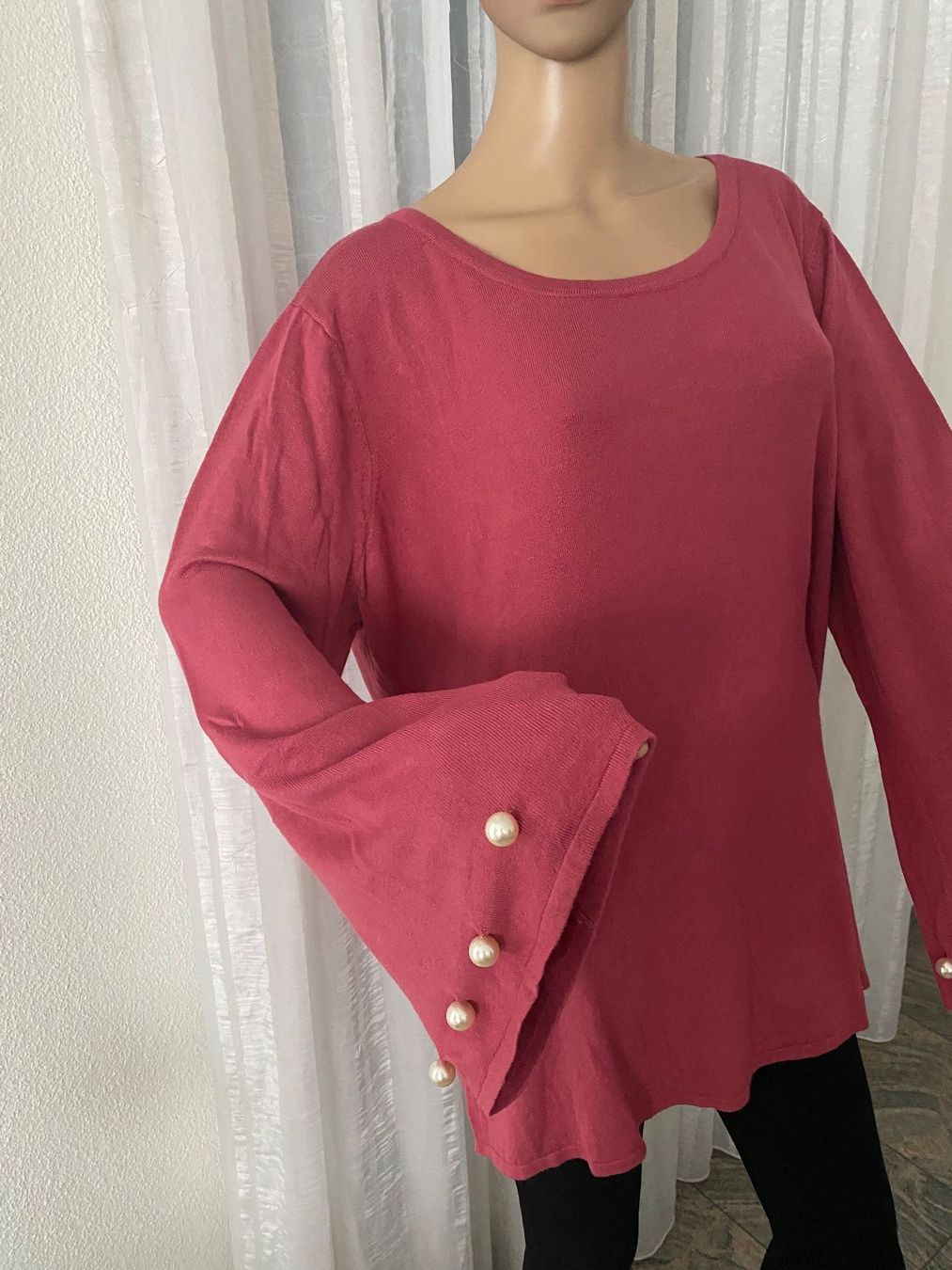 Maglioni & Felpe: MUST HAVE - stylischer Pullover mit Perlen, Beere, 48/50 – Nuovo e nell'imballaggio originale da Winkel venduto da ferrari2022 4