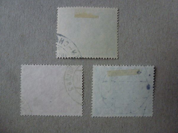 Alle Briefmarken: Deutsche Post ++ Nr. 61-63 gestempelt – Gebraucht aus Walkringen von Casablanca777 1