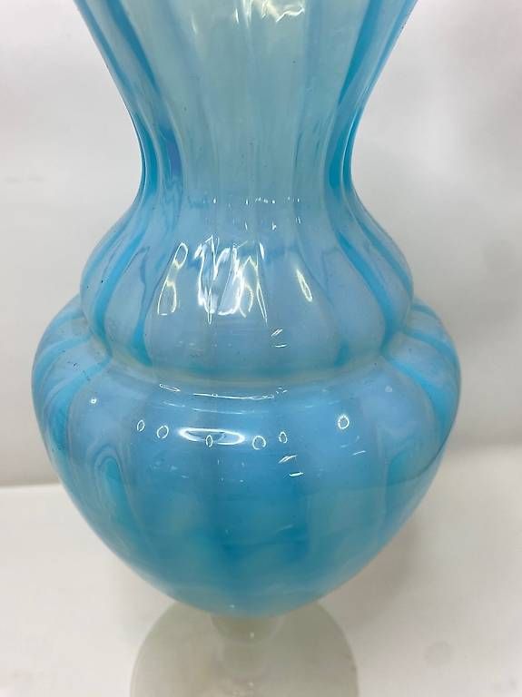 Murano Vasi & Recipienti: Sehr schöne große antike Opalglas Vase – Usato da Steinhausen venduto da einzelstueck-brocki 1