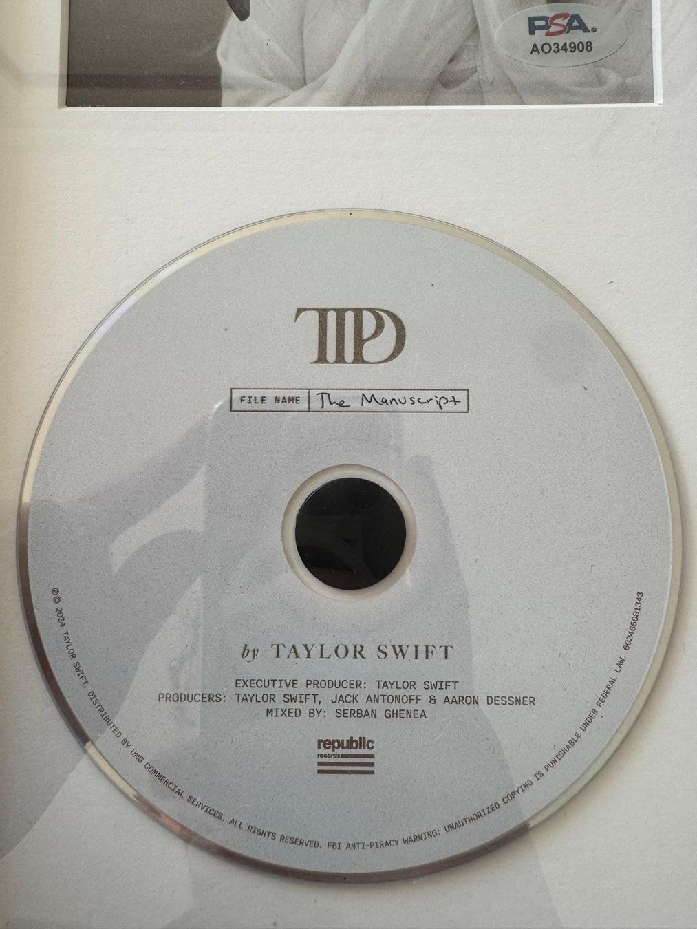 Autografi: Taylor Swift Original-Autogramm | PSA authentifiziert | – Nuovo (secondo la descrizione) da Staufen venduto da jei_7bfb 1