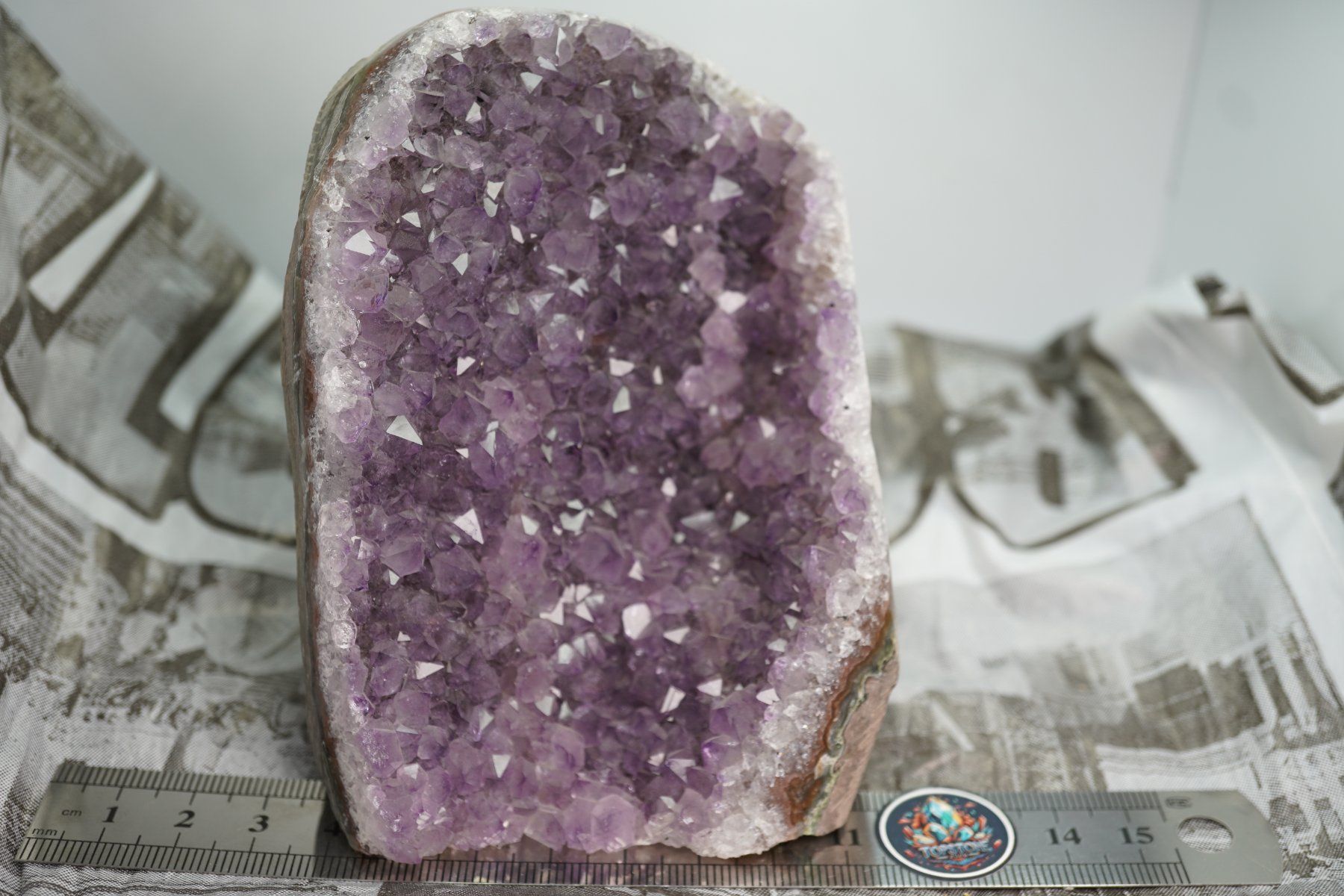 Minerali & Pietre curative: Amethyst Druse  10 cm x  8cm     Direkt – Nuovo e nell'imballaggio originale da Eschenbach SG venduto da topstone 3