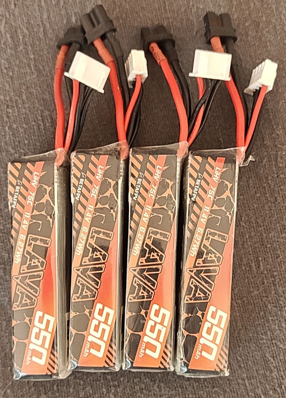Batterie, Caricabatterie & Alimentatori: 4x LAVA 550mAh 3S LiPo Battery – Usato da Münchenstein venduto da s3bas7ian