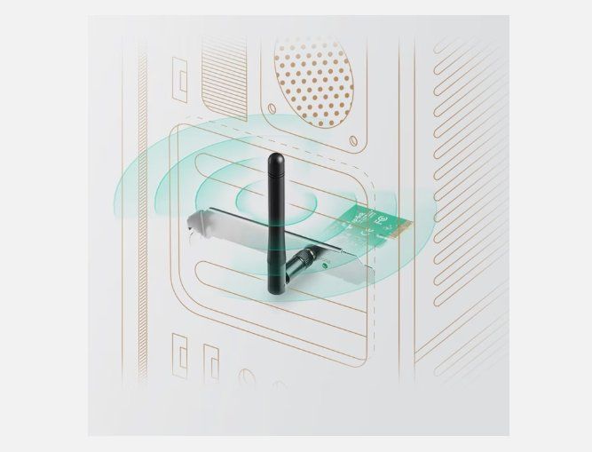 TP-Link Unità & Adattatore: TP-Link Wireless PCI-E Adapter (150 Mbps) – Nuovo e nell'imballaggio originale da Niedergösgen venduto da DonNotorious 1