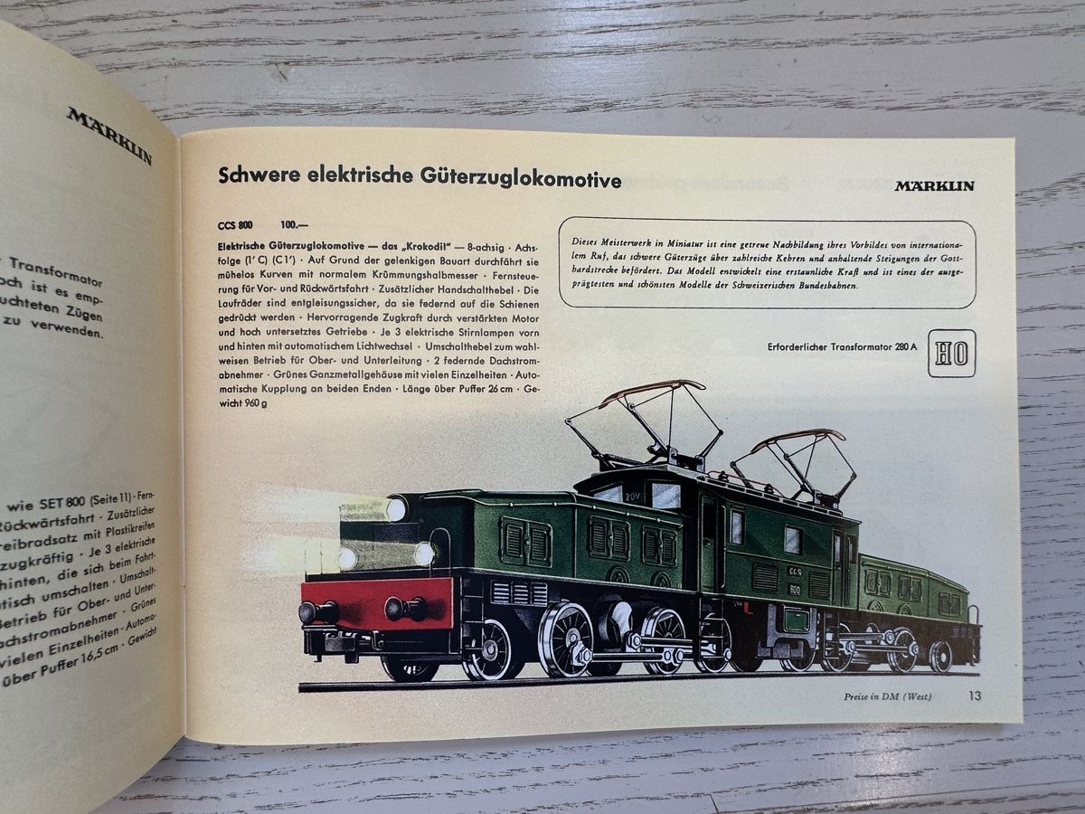 Märklin Trains électriques: Märklin 1954 D Replika – D'occasion à Lupsingen par New-Haven 2