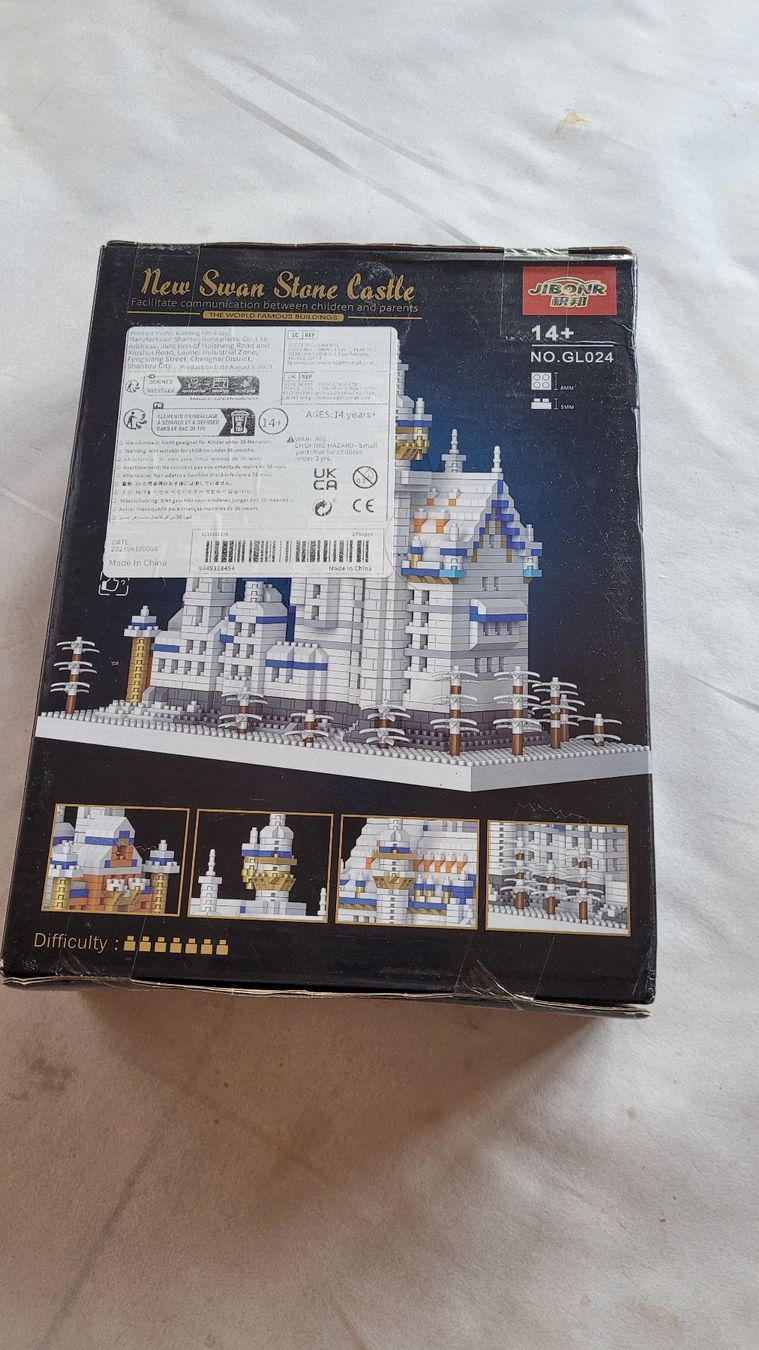 Kit di costruzioni: Architekturset Schloss Neuschwanstein – Nuovo e nell'imballaggio originale da Etziken venduto da DAS__FRAGEZEICHEN 1