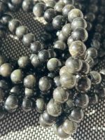 Strang echte rainbow obsidian Level 1 / stone beads 6 mm