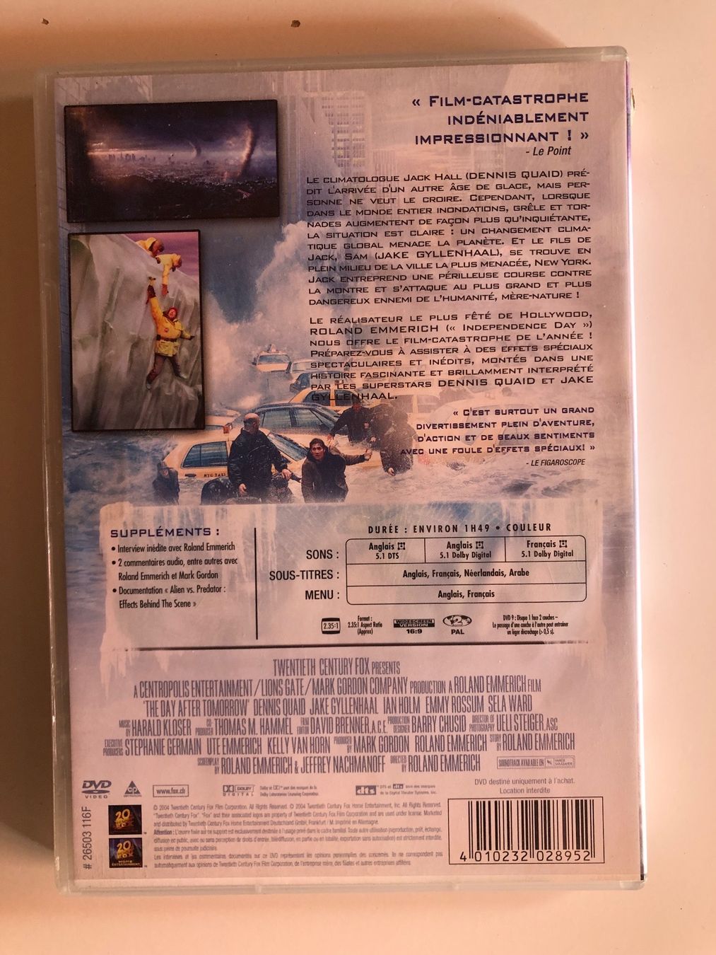 Tutti i DVDs: LE JOUR D’APRÈS – Usato da St-Cierges venduto da Crisi53 1