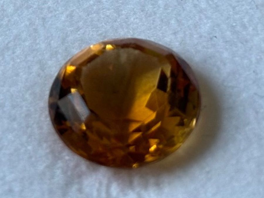 Pietre preziose: Citrin, rund, facettiert 3.6 ct. – Usato da Brugg AG venduto da lau_9rvy 2