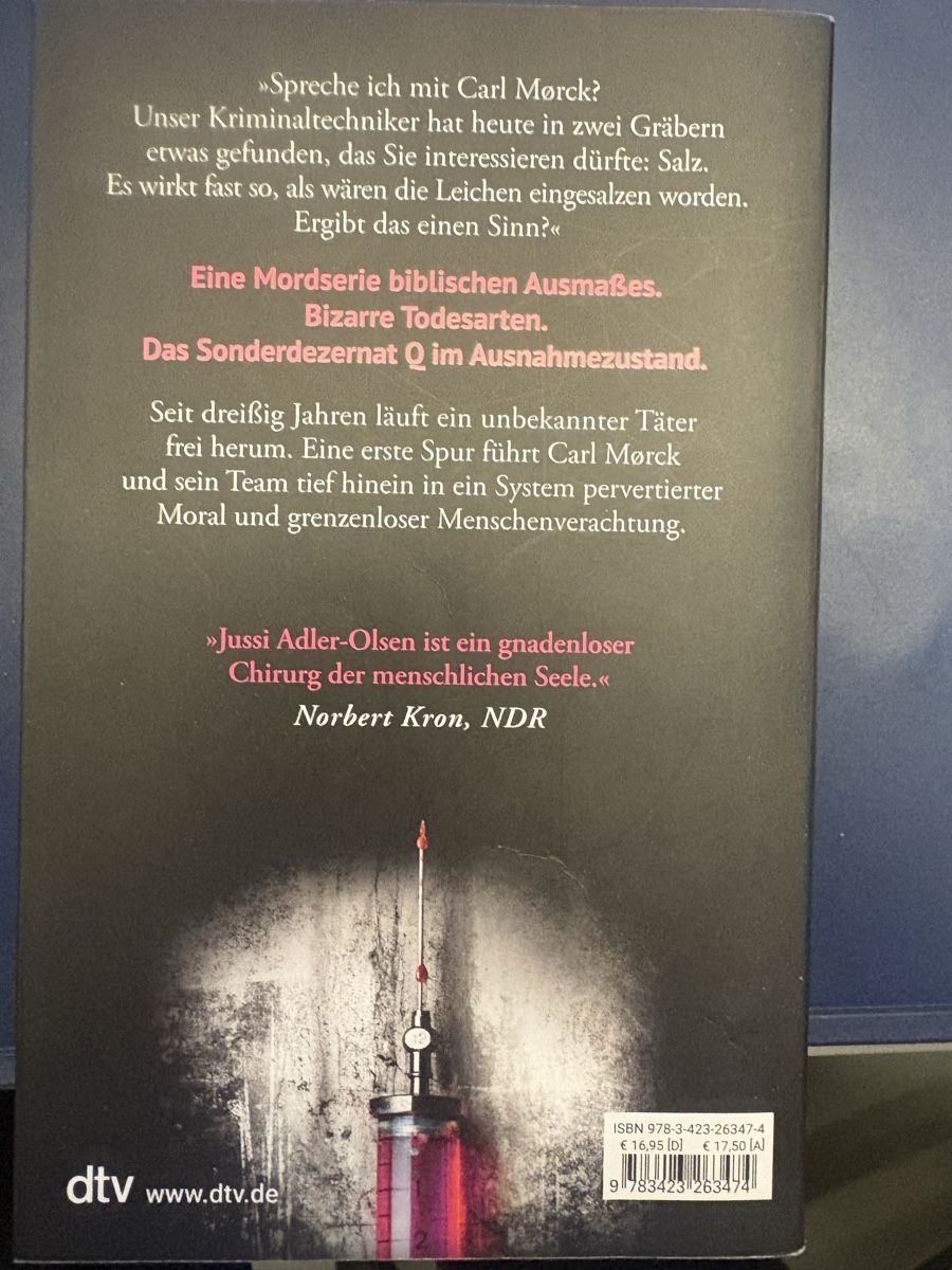 Libri: Jussi  Adler Olsen Natriumchlorid – Usato da Obbürgen venduto da bugi6868 3