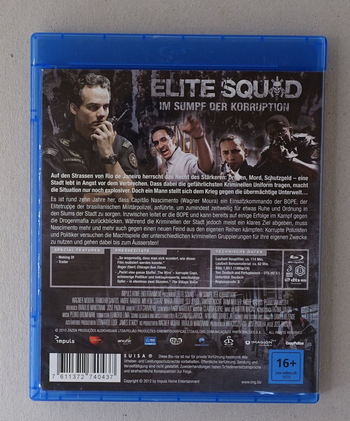 Tutti i DVDs: Elite Squad - Im Sumpf der Korruption – Usato da Sessa venduto da fraenklishop 1