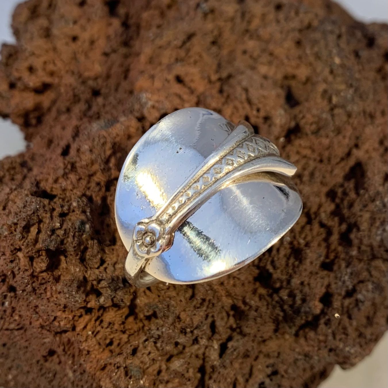 Ringe: Silberring Rosenhecke Gr.86 – Neu (gemäss Beschreibung) aus Thun von Svonskj