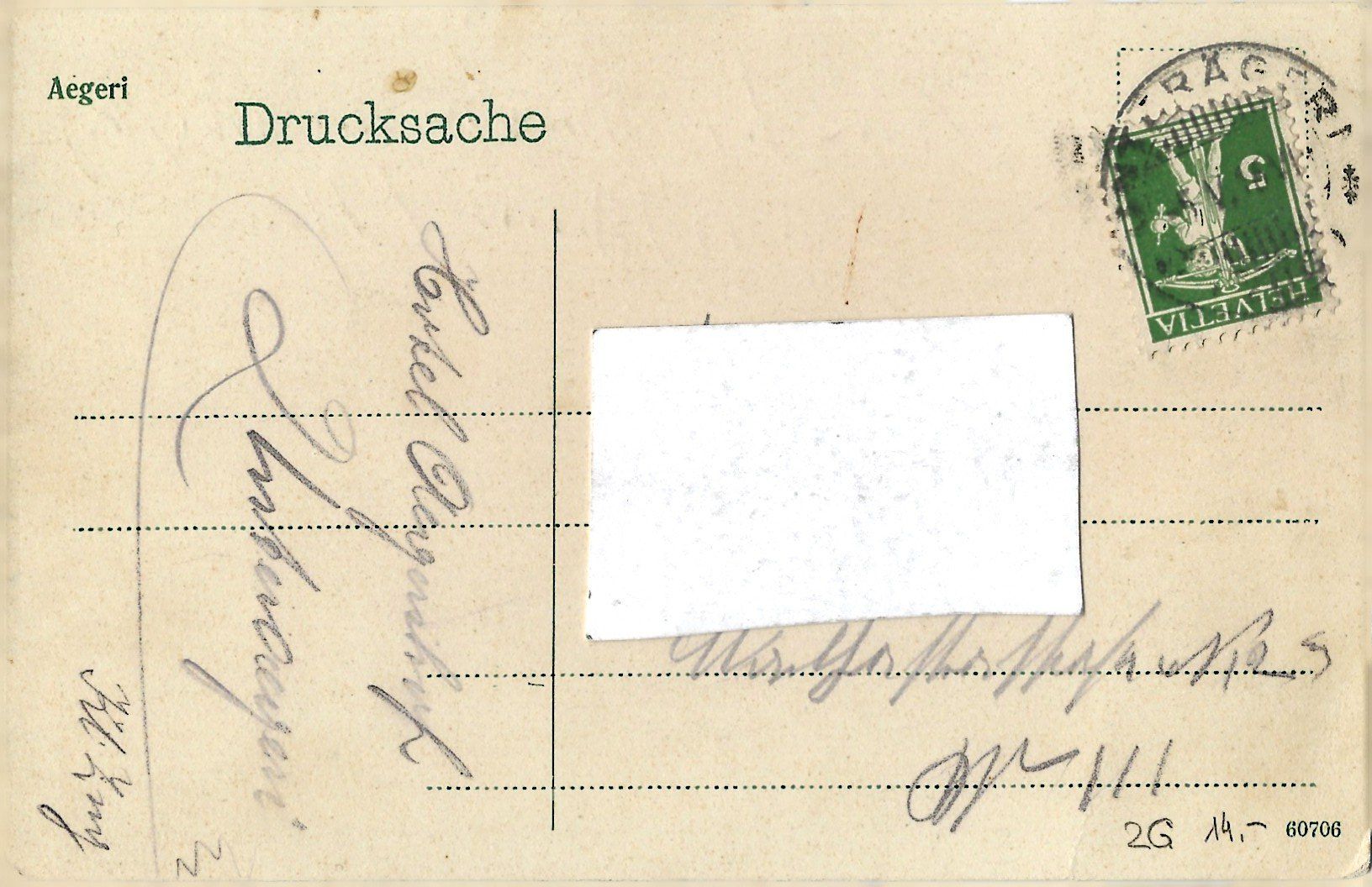 Cartes postales: Aegeri – D'occasion à Bütschwil par Jackson1A 1