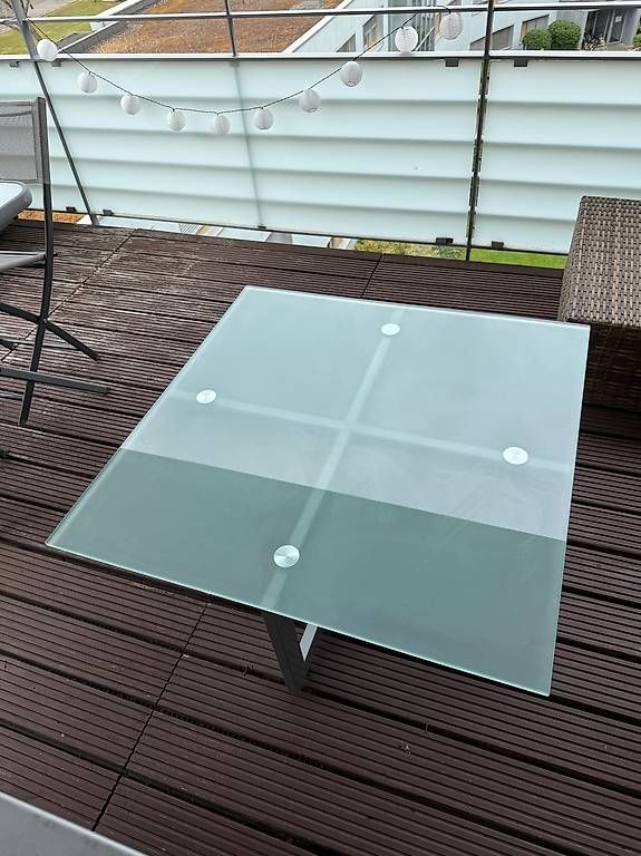 Tavoli: Satztisch im Glas/metal – Usato da Pratteln venduto da Per_PA 1