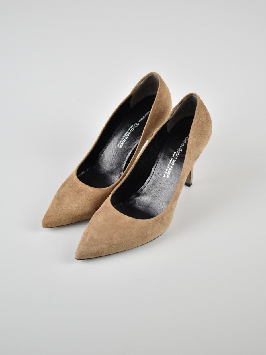 Kennel + Schmenger Scarpe da donna: Kennel & Schmenger Pumps, Gr.38.5, beige, Wildleder – Nuovo (secondo la descrizione) da Nürensdorf venduto da 2ND_STORY