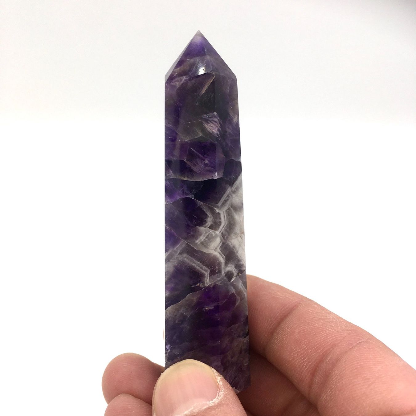Minerali & Pietre curative: Kristallspitze - Amethyst Chevron – Nuovo (secondo la descrizione) da Samstagern venduto da Spliti