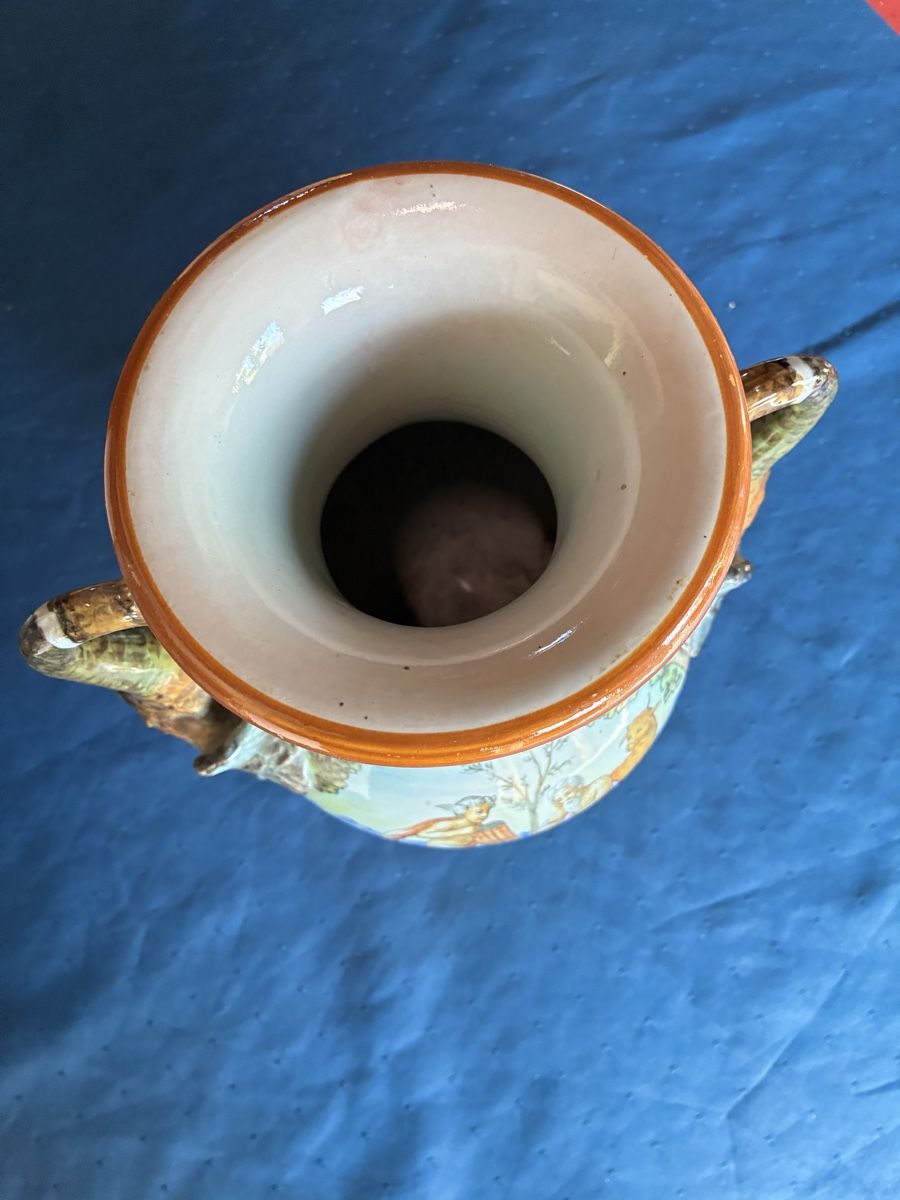 Ginori Vasen & Gefässe: Ginori Henkelvase – Gebraucht aus Dornach von Rosengarten 4