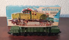 MÄRKLIN: DB KROKODIL 3022 GRÜN  BR E 94  OVP