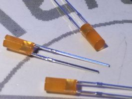 Zylinder-LED orange 3mm, 5 Stück