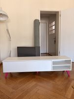 TV Lowboard weiss 165cm – modernes TV Möbel mit Stauraum