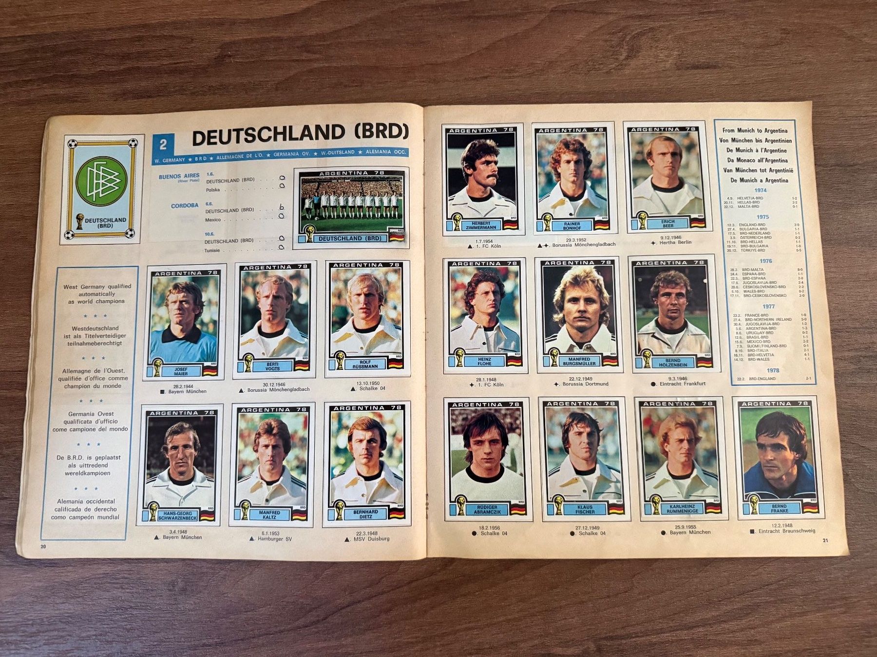 Panini Album: Album Panini WM 1978 - Komplett – Usato da Chiggiogna venduto da TheLegend88 5