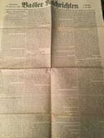 Basler Nachrichten, Beilage, 26.09.1907