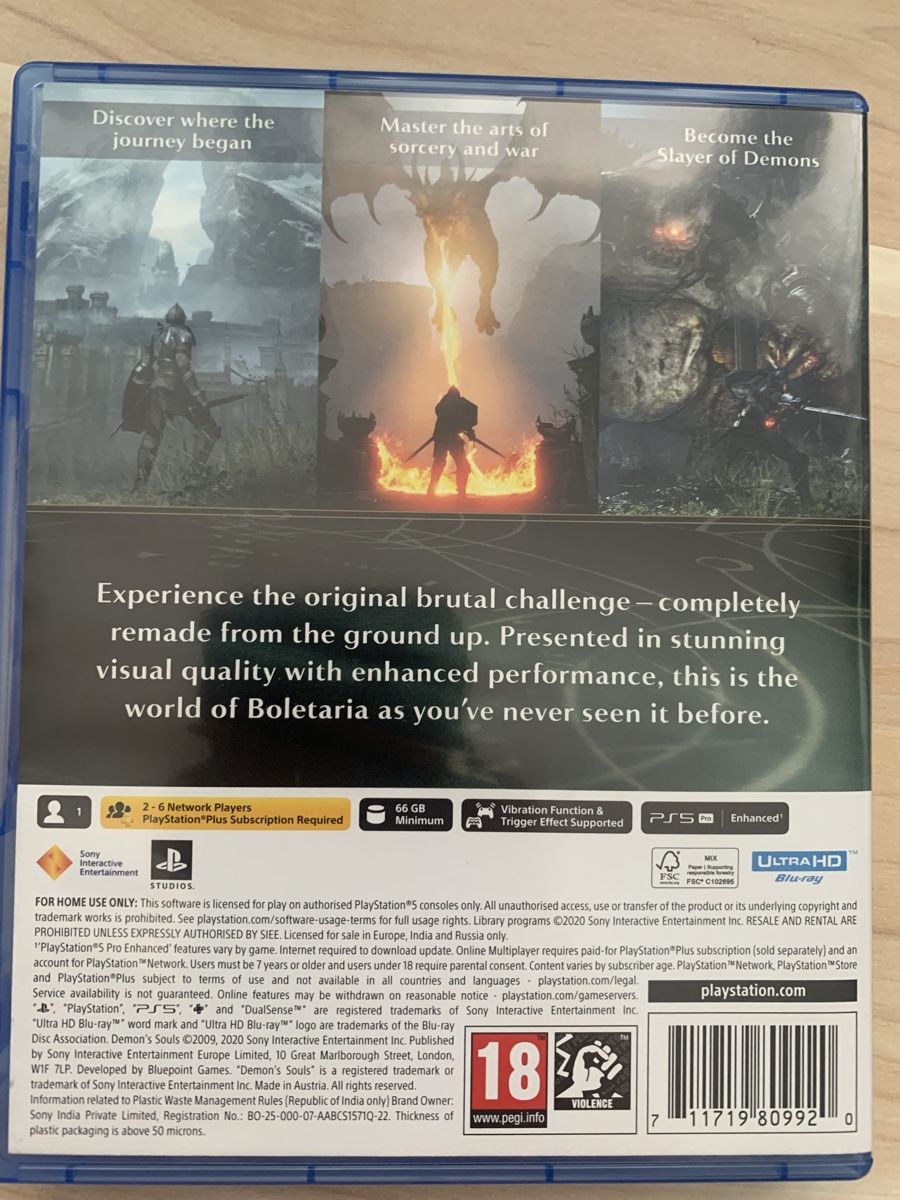 Sony Giochi: Demon's Souls PS5 Spiel, UK-Version, top Zustand – Nuovo e nell'imballaggio originale da Walde AG venduto da le_daevu 1