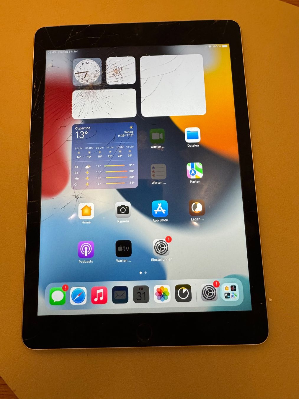 Apple Tablet PC: iPad Air 2 – Difettoso da Adliswil venduto da Busys