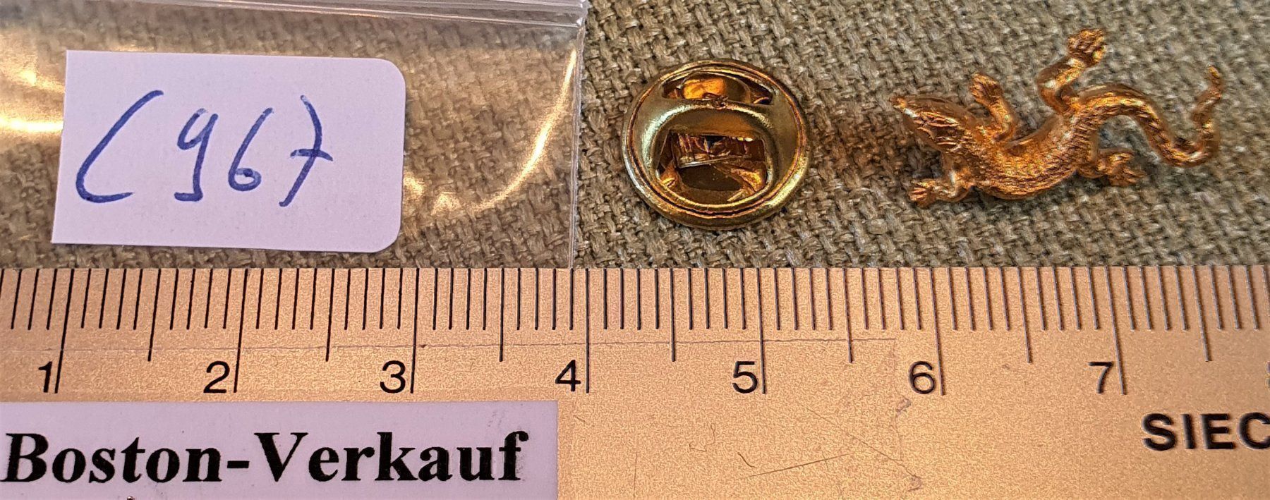 Placchette & Badge: C967 - Pin Tier Eidechse Reptil Schmuck – Usato da Reinach BL venduto da Boston-Verkauf 3